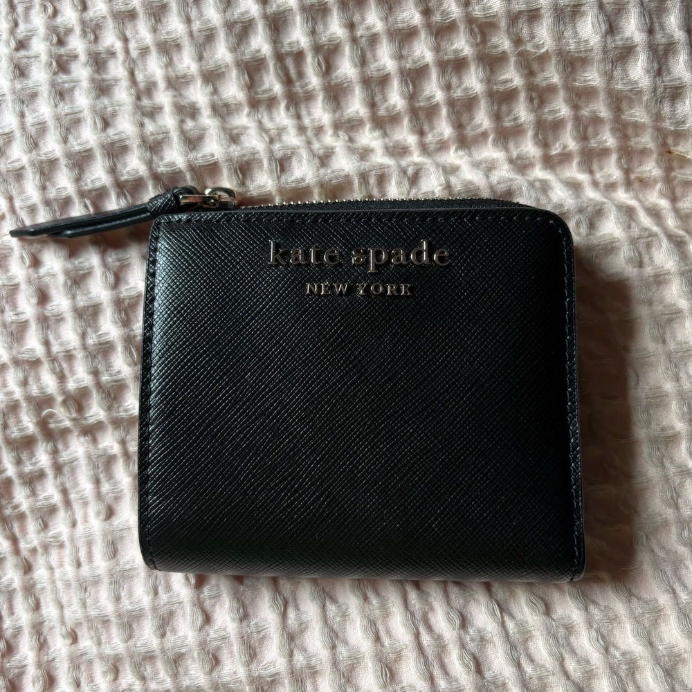 Kate Spade Black Zip-Around Wallet